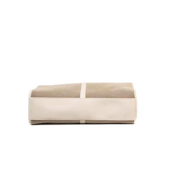 Vintage Gucci Tom Ford Era Beige Canvas &‎ Leather Bag - Picture 7 of 11